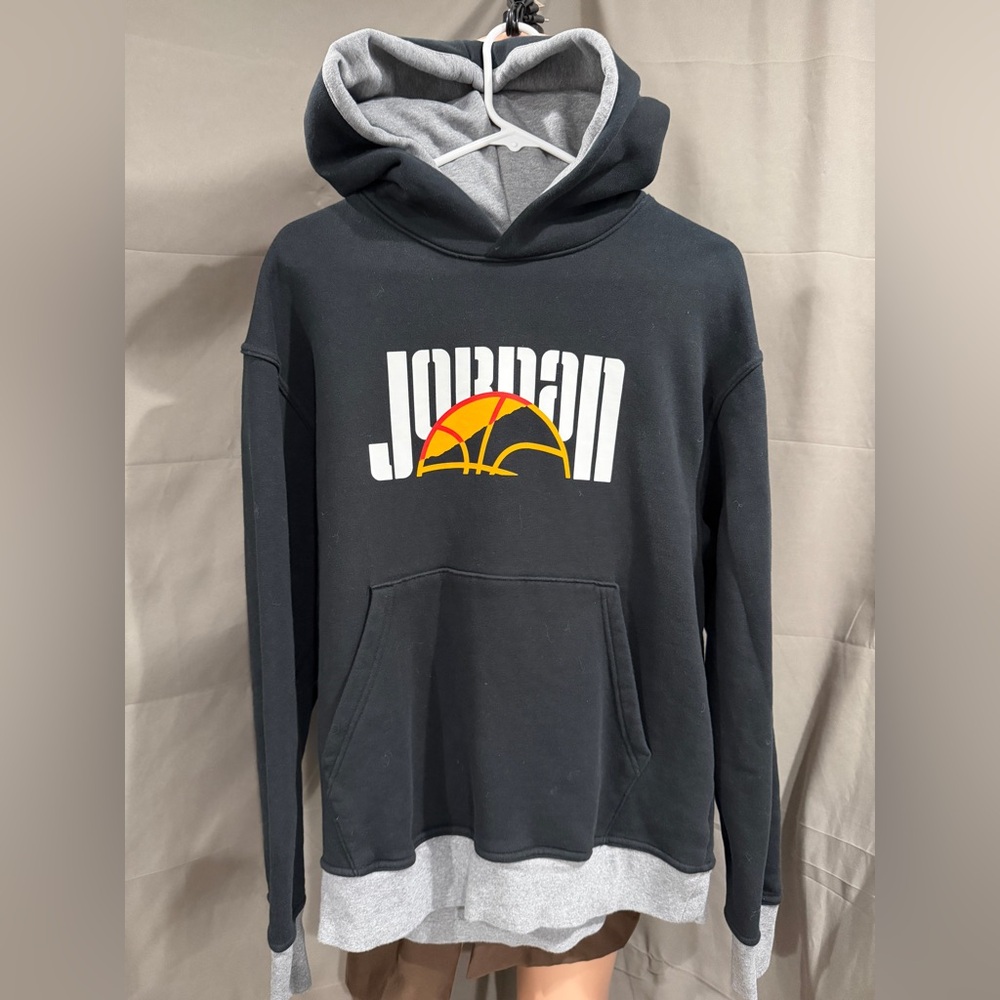 Jordan Heavyweight Black Hoodie Size Medium